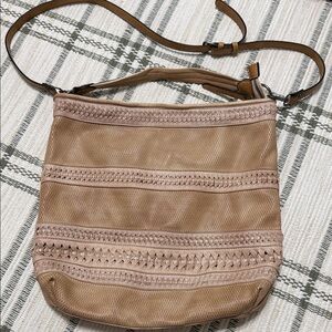 VICI Tan Boho Shoulder/Tote Bag NWOT